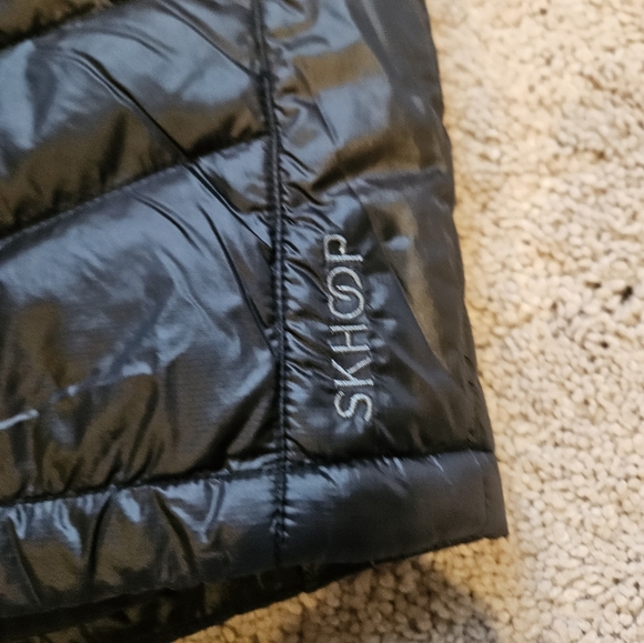SKHOOP Black Quilted Duck Down Skirt Size S women’s Sweden NWOT - Picture 10 of 10